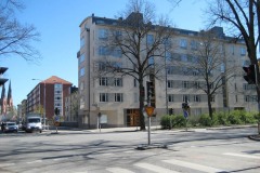 Grims Gård sett från Luthagsleden